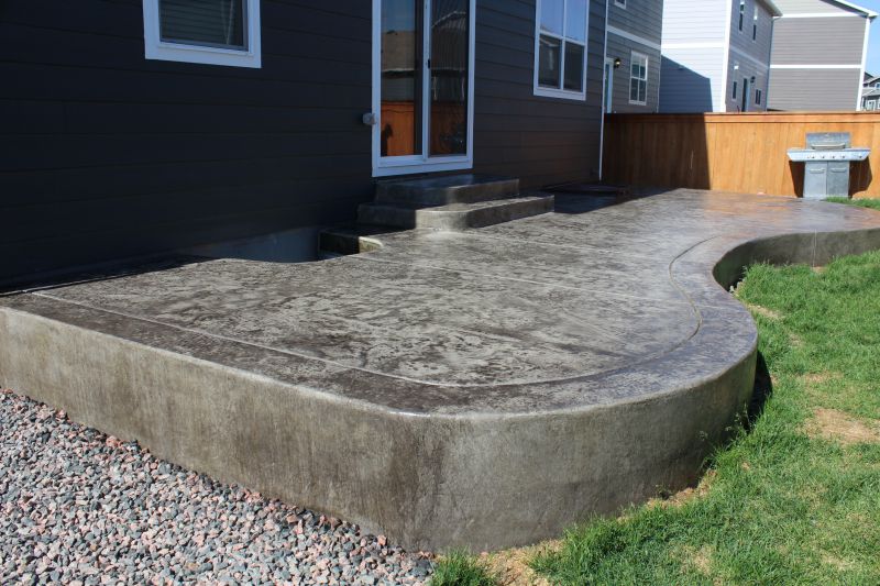 Freshly Stamped Concrete