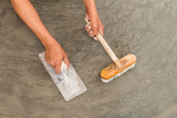 Driveway Concrete Staining in Coeur D Alene