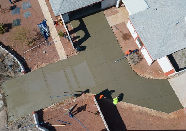 Concrete Driveway Finishing in Coeur D Alene